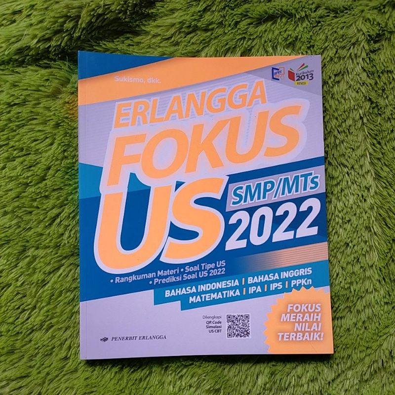 Jual ORIGINAL BUKU ERLANGGA FOKUS US SMP / MTS 2022 | Shopee Indonesia