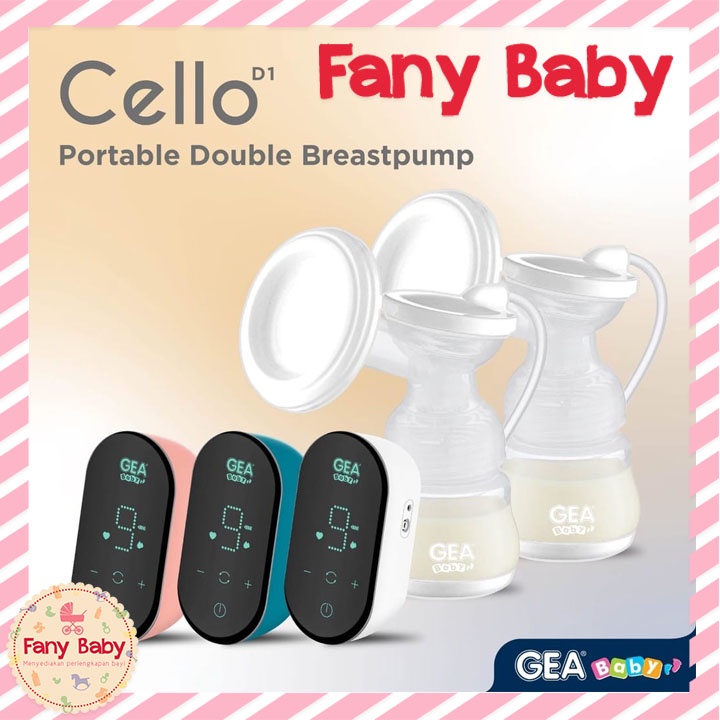 GEA BABY CELLO D1 PORTABLE DOUBLE BREASTPUMP