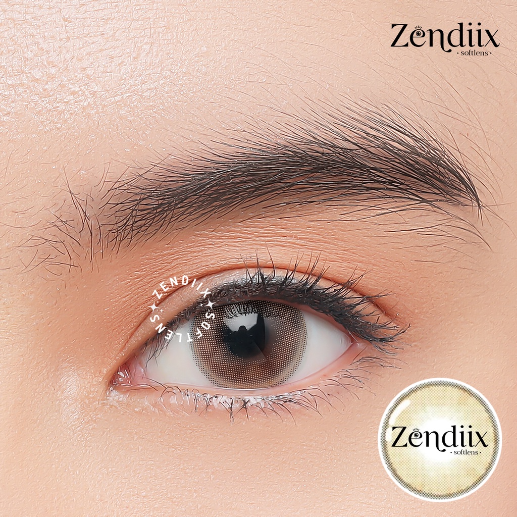 Softlens ELAMIS Warna OCRE BROWN 14.2mm Normal