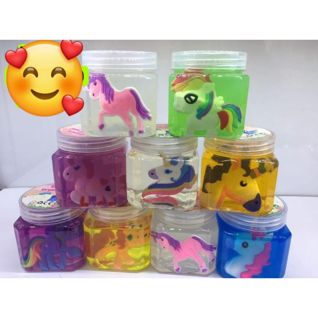 SLIME ANAK KARAKTER kecil MINI ada isi mainan lucu import MURAH TERMURAH wangi tidak lengket slaime slem sliem