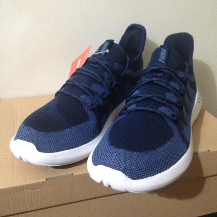 Sepatu Casual Piero Rewind Knit Blue White Original