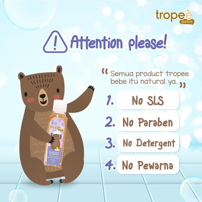 TROPEE BEBE Candlenut Oil Minyak Kemiri / Candlenut Shampoo Shampoo Kemiri / Olive Massage Oil 70ml