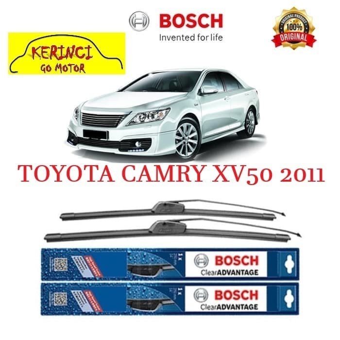 WIPER BOSCH CLEAR ADVANTAGE TOYOTA CAMRY XV50 2011 26&quot; &amp; 18&quot; SEPASANG