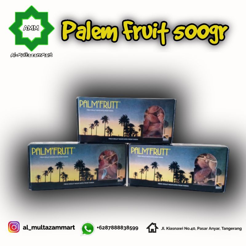 

Kurma Palem Fruit 500gr