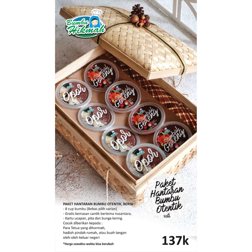 

Paket Hampers - Hantaran Bumbu Otentik