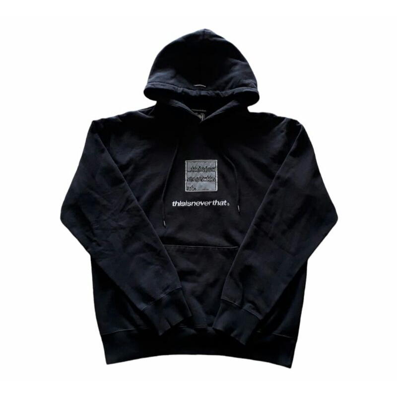 Hoodie Thisisneverthat Reflective Logo Black