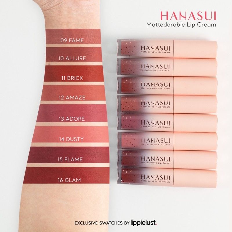 hanasui mattedorable lip cream