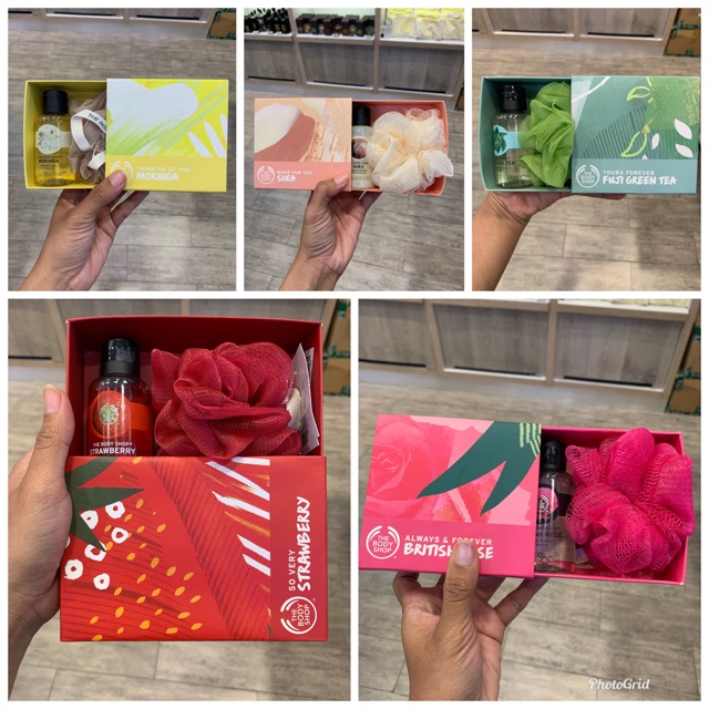 Jual The Body Shop Gift Box Mini Indonesia