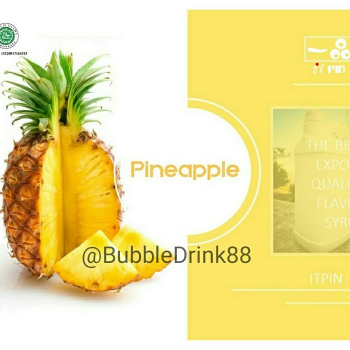 

Itpin 2.5kg Syrup Pineapple premium sirup nanas terbaik