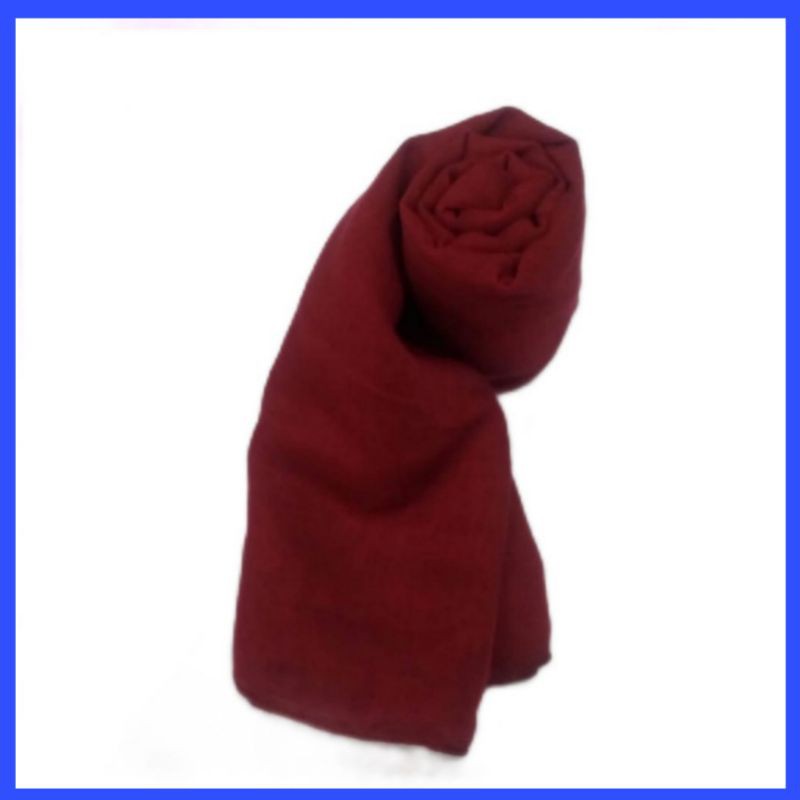 Segi Empat Paris/ Kerudung Segiempat Paris Merah Hati/Maroon