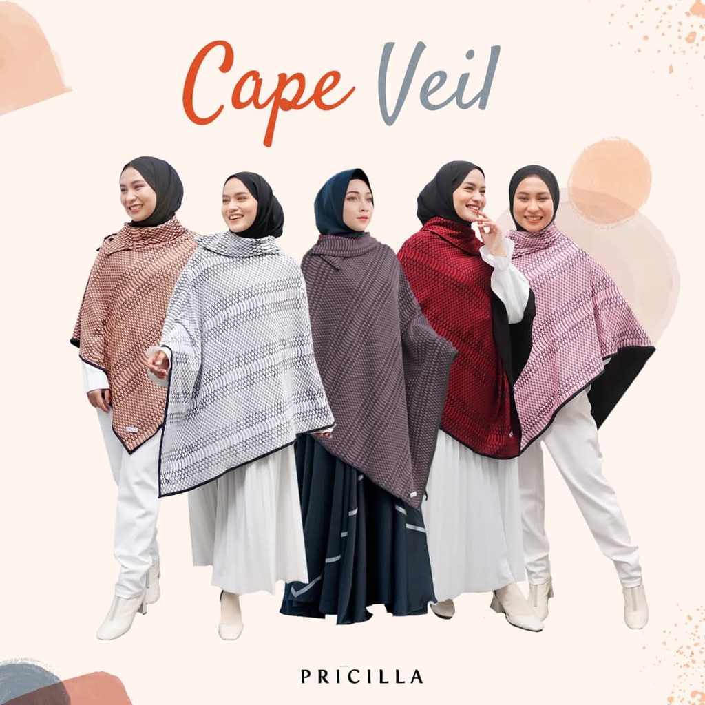 Cape sweater rajut ponco oversized jumbo apron menyusui nursing cover jaket muslimah L-XL SWEAT