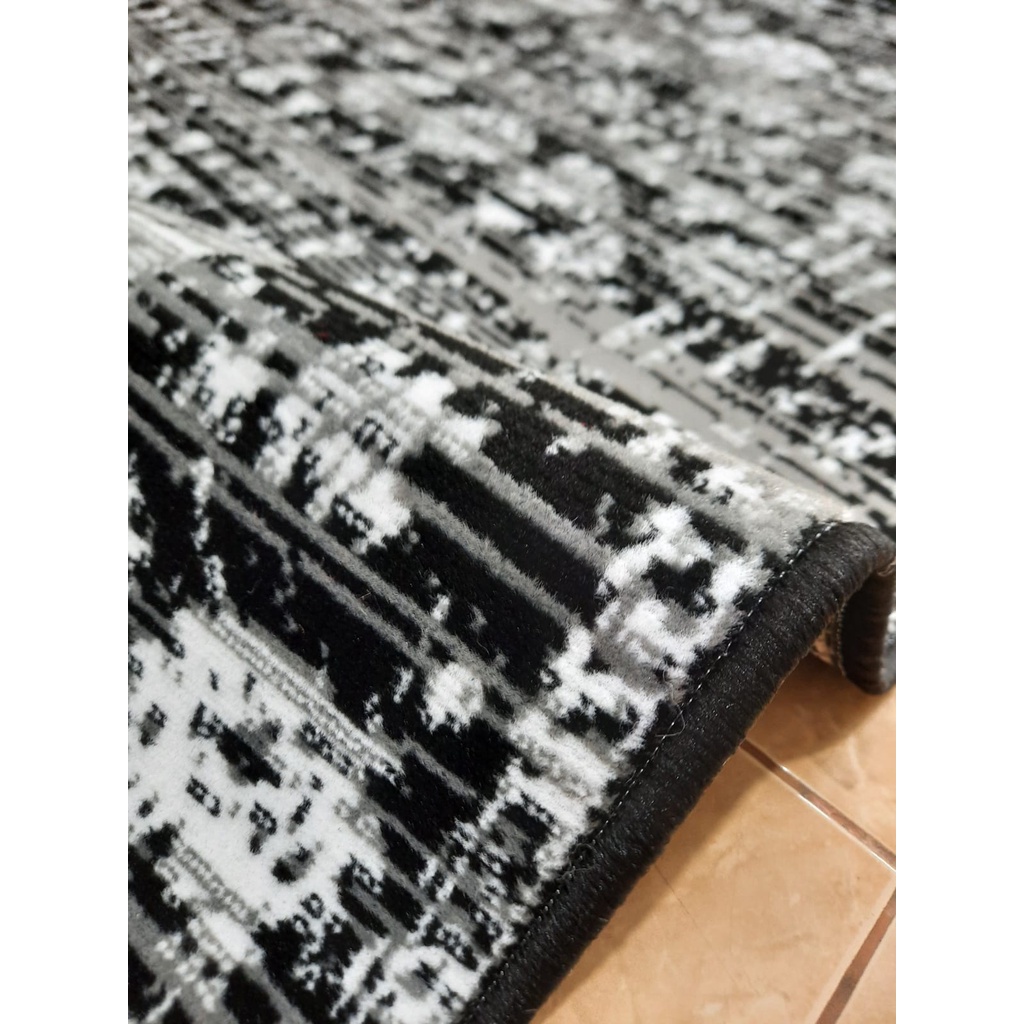 KARPET SUPER SHAMA 100X150 SM02 MONOKROM-1
