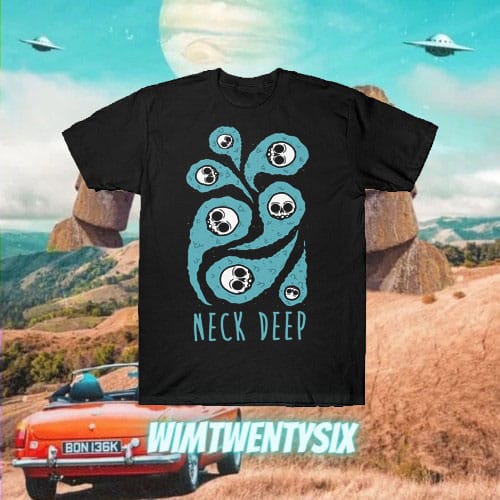 KAOS BAND NECK DEEP IN BLOOM VINTAGE TEE (UNISEX SLIMFIT T-SHIRT)