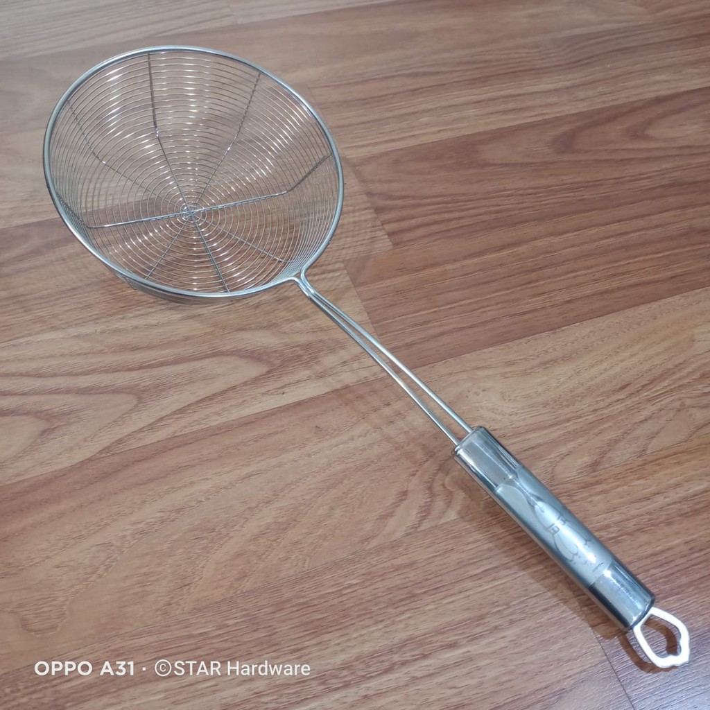 MSK Saringan Serok Stainless 18 cm / Saringan Masak Mie