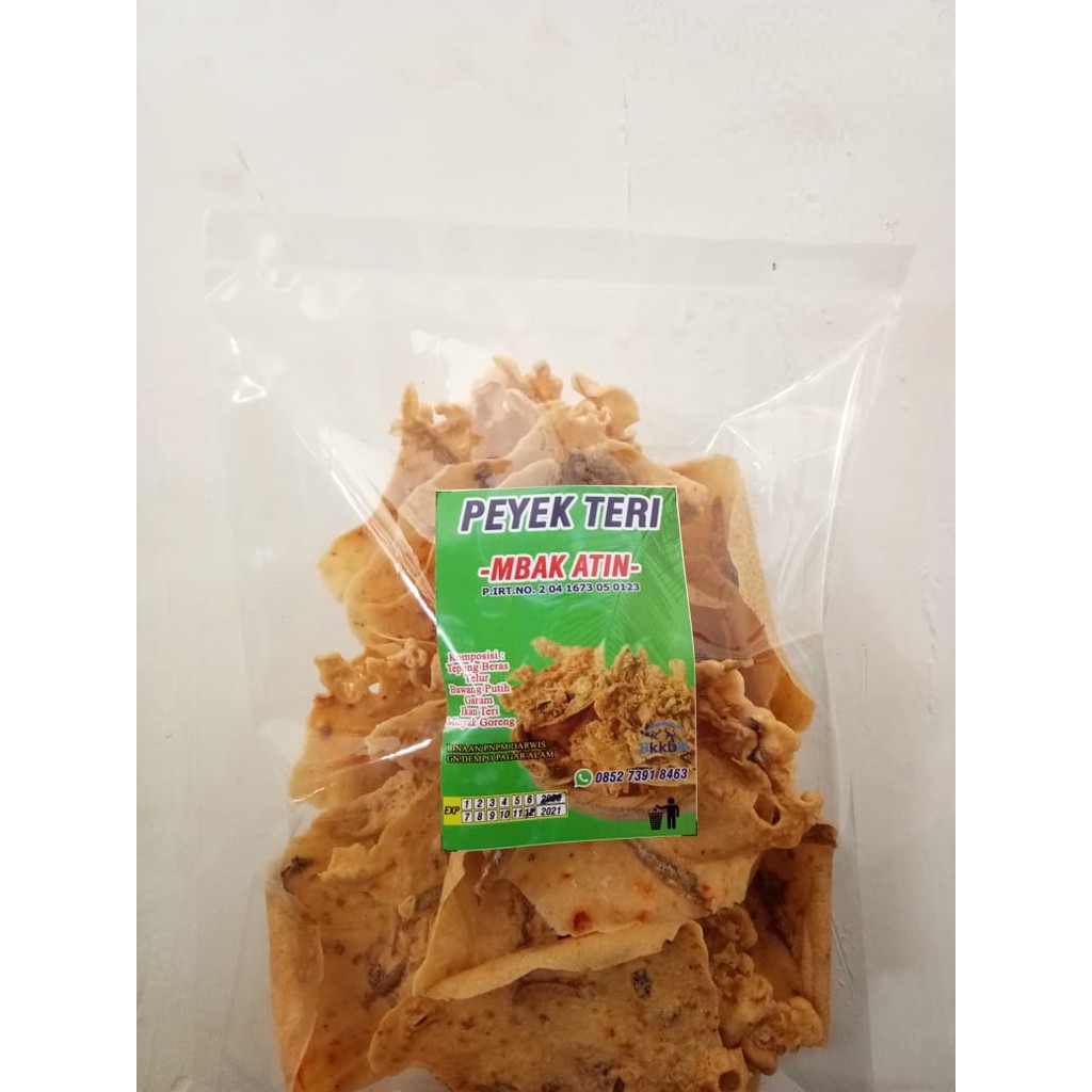 Peyek Teri Pedas Mbak Atin