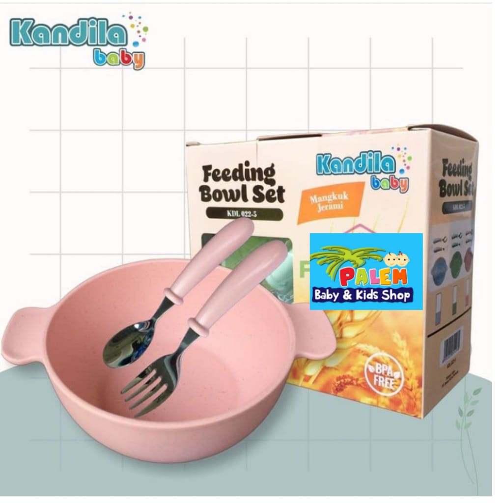 Kandila baby feeding bowl set mangkuk baby KDL022-5