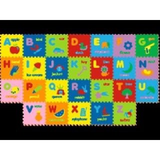 Evamat / Evamats Matras puzzle ABC bergambar huruf alphabet edukasi