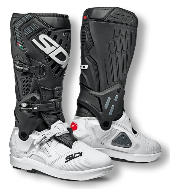 SEPATU SIDI ATOJO SRS MX BOOTS L.EDITION - WHITE-BLACK - 46