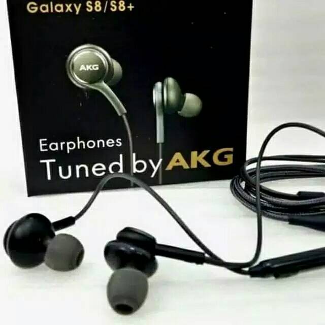 headset samsung s8 / s8+ handsfree earphone + design by AKG