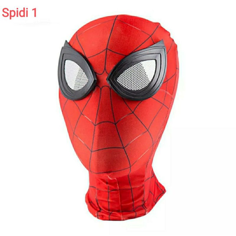 New Mask Spiderman Topeng Spiderman Baru Bahan Kain Mata Keren