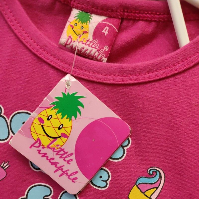 ( LP. 991-4 ) LITTLE PINEAPPLE  Setelan Little Pony Hijab No.4(3-4th)