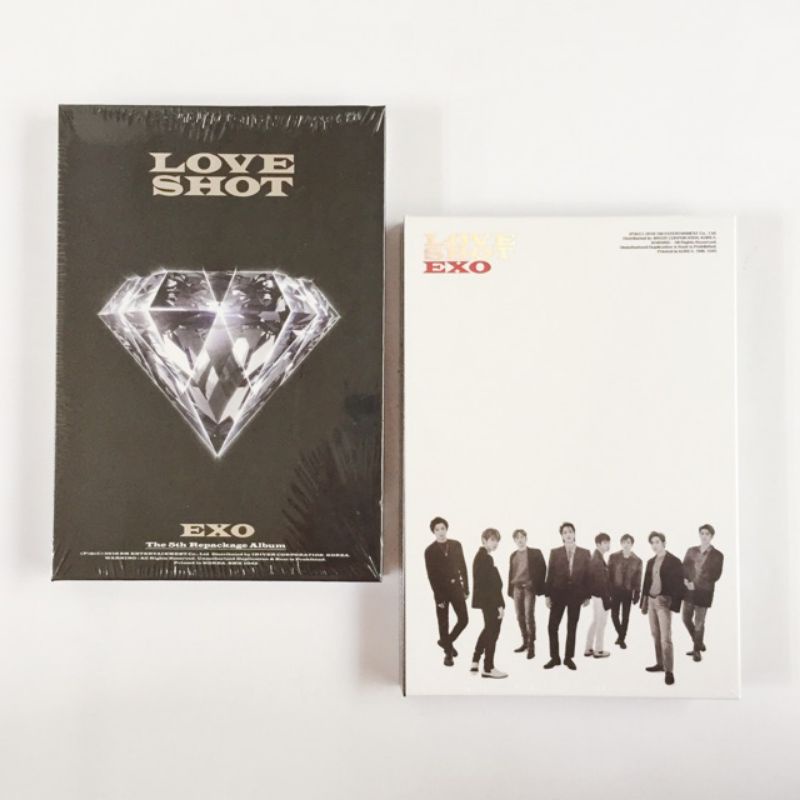 (FULLSET) ALBUM REPACKAGE EXO LOVE SHOT UNSEALED OFFICIAL