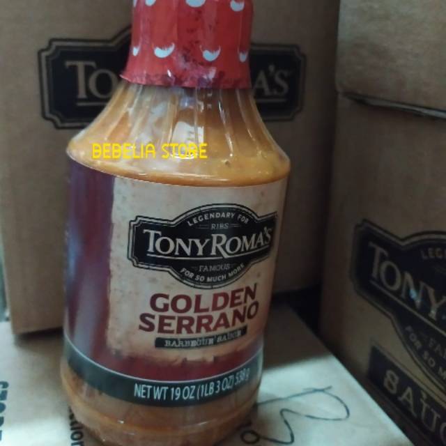 

TONY ROMA'S GOLDEN SERRANO 538GR