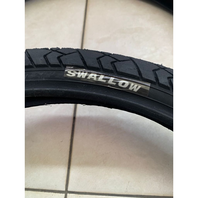 TERMURAH!!! Ban Luar Sepeda Ukuran 20 x 1.75 / SWALLOW Hitam / Satuan / Realpict