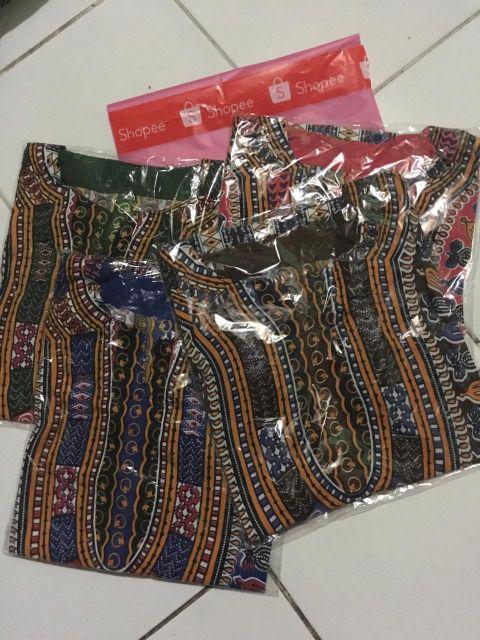 [promo] Kaos Dashiki Pria Wanita Dasar Warna All Size
