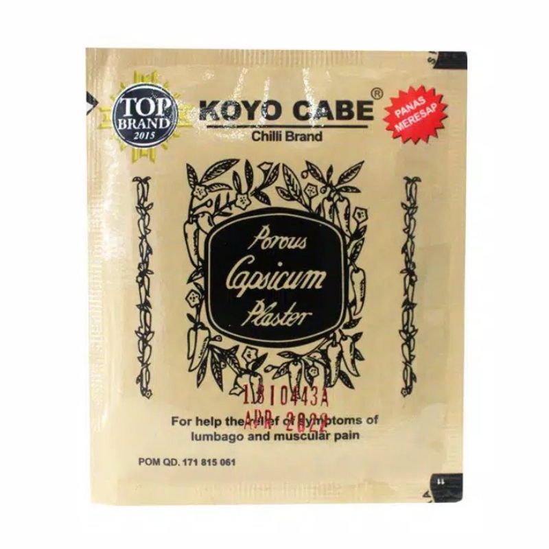 Koyo Cabe Sachet / Pegal Linu /Koyo Masuk Angin