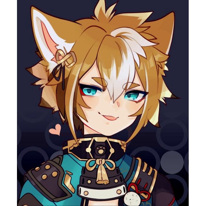 telinga dan ekor gorou genshin impact