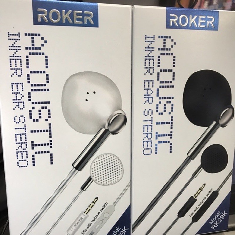 Handsfree Roker RK29K / Headset ACOUSTIC / Earphone Bass Rk 29k ROKER