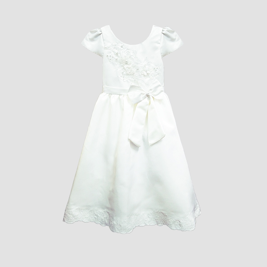 Julia Dress Anak Perempuan Satin Premium(1710)