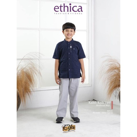 Sarimbit Couple Ethica Original Elfa 211 Medieval Blue