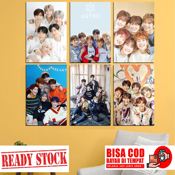 Hiasan Dinding ASTRO KPOP/Poster ASTRO/Walldecor ASTRO/ Foto ASTRO/Hiasan Dinding Kamar ASTRO Murah