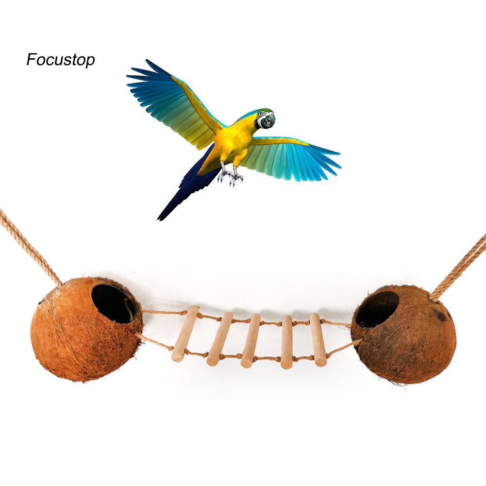 Fcsp Mainan Tangga Gantung Untuk Kandang Burung Kakatua Shopee