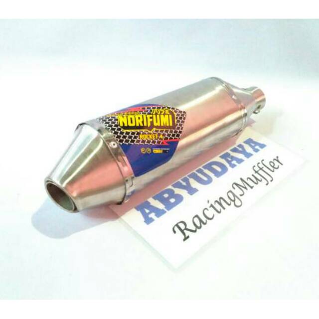 silincer silinser selencer selenser Knalpot racing norifumi for klx (silincer only) exhaust Ekzos mu