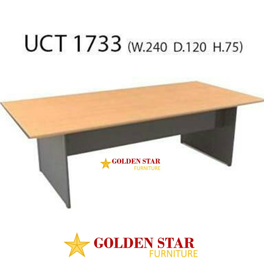 Meja Meeting Rapat UNO 240 CM KOTAK 2,4 Meter / Meja Kantor Kerja