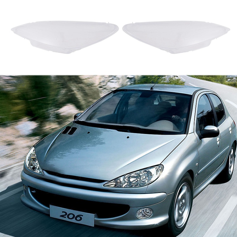 Cover Lensa Lampu Depan Mobil Pengganti Untuk Peugeot 206 2004-2008