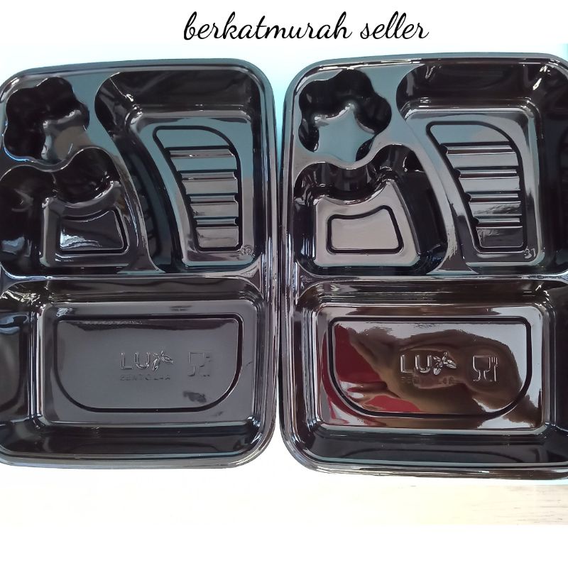 NEW MIKA BENTO SEKAT 4 COKLAT 1PACK 50PCS