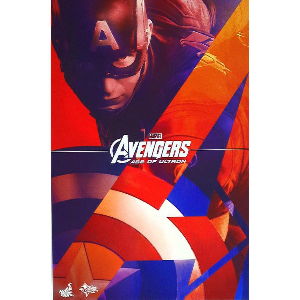 Hot Toys 1 6 Avengers Age Of Ultron Captain America Shopee - captain america civil war poster roblox