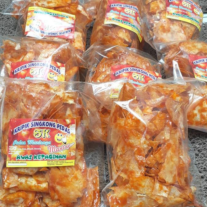 

Cuci Gudang Awal Tahun kripik singkong pedas sk/ pedas manis/ keripik singkong balado Big Sale