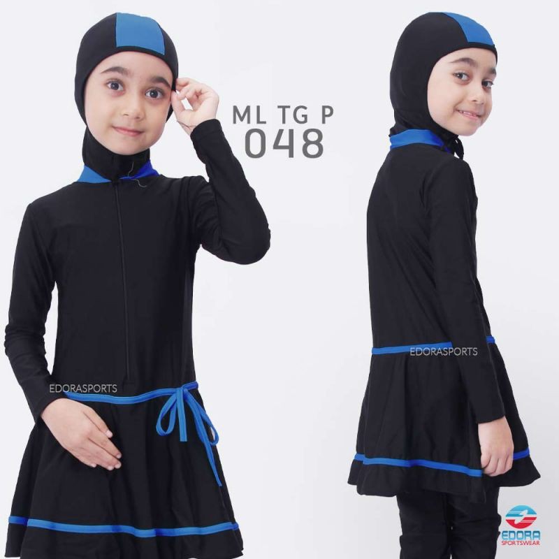  Baju  Renang  Anak  Perempuan Muslimah  6 11 Thn Bahan 