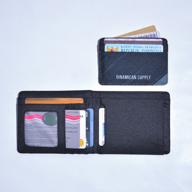 Luis black strip 2 in 1 wallet