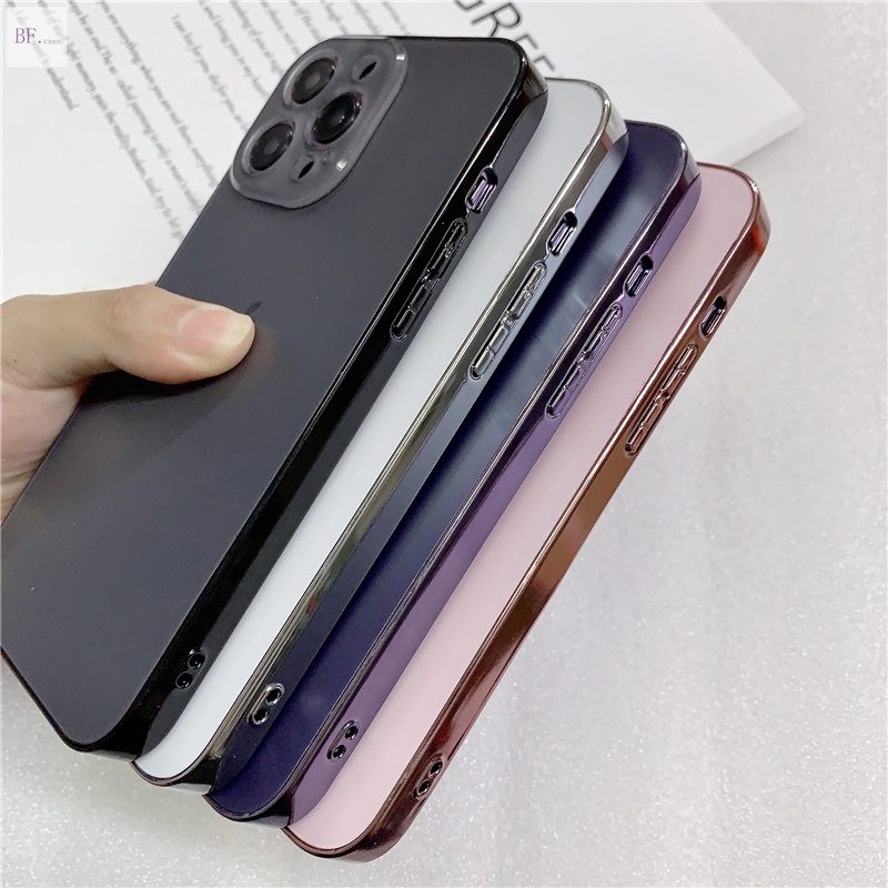 Electroplated Acrylic Hard Case for Iphone 11 11pro 11promax 12 12pro 12promax Dark Purple