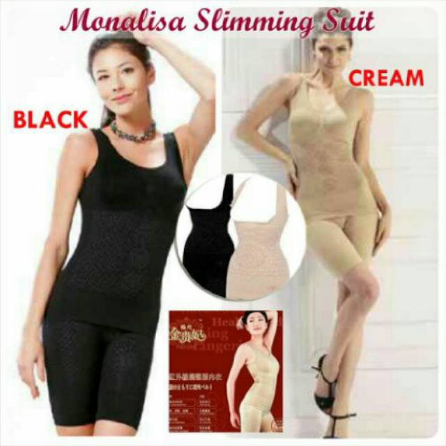 MONALISA SLIMMING SUIT ORIGINAL KORSET BAJU PELANGSING DENGAN INFRA RED