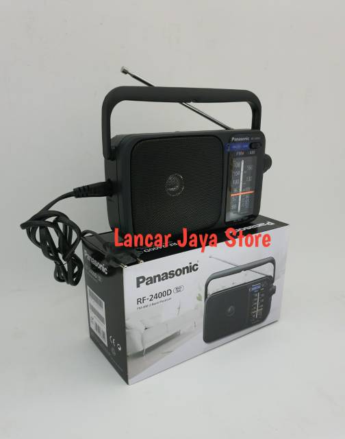 Radio Listrik Ac/Dc Portable Panasonic RF2400D Radio FM/AM  batery dan Listrik RF-2400D Original