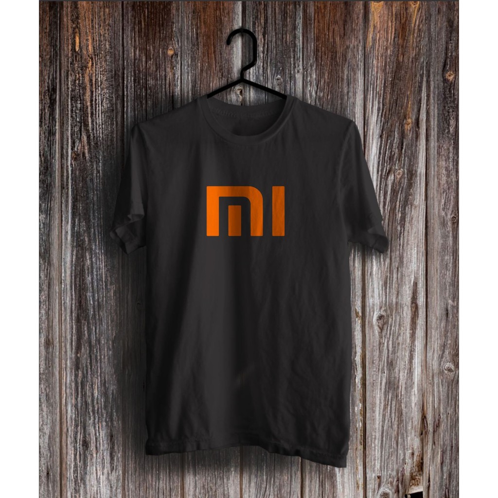 Kaos Xiaomi T Shirt Xiaomi Cotton Combed 30s Logo 02 Kaos Distro Shopee Indonesia