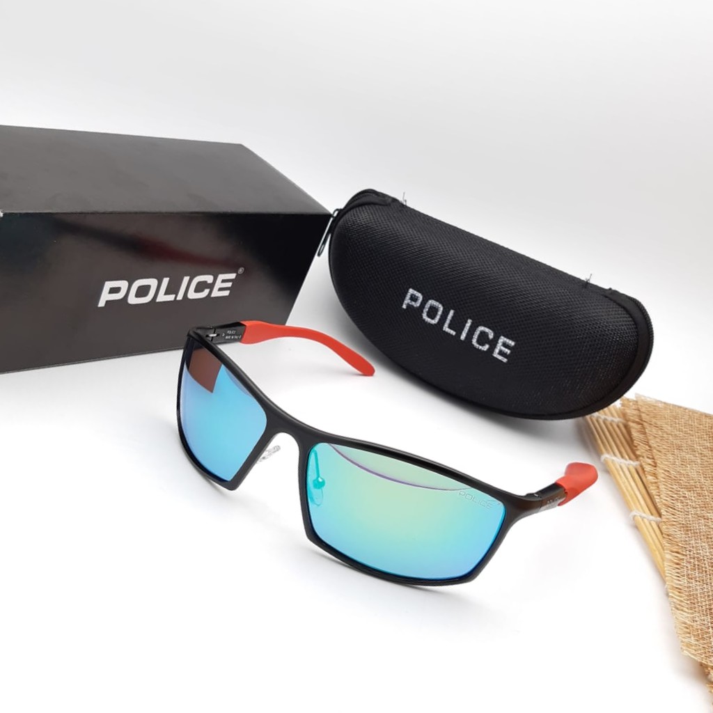 Sunglass Kacamata Sepeda Pria Police A1925 Lensa Anti UV