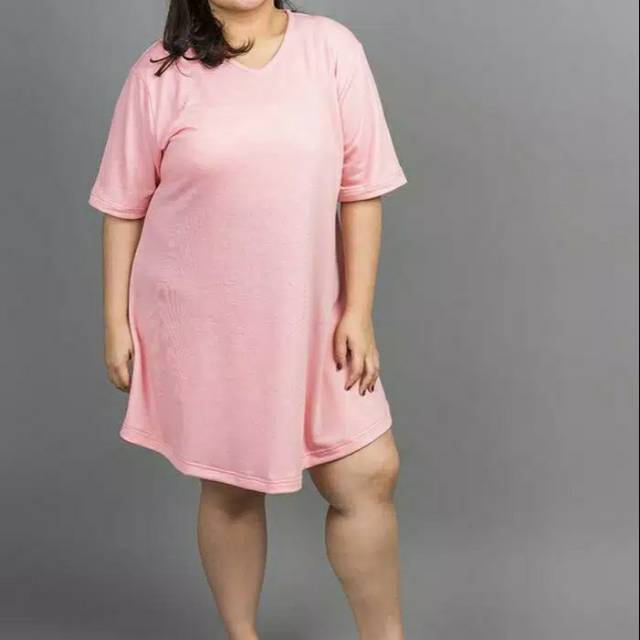 DRESS BIG SIZE BASIC LD 120 130 135 150